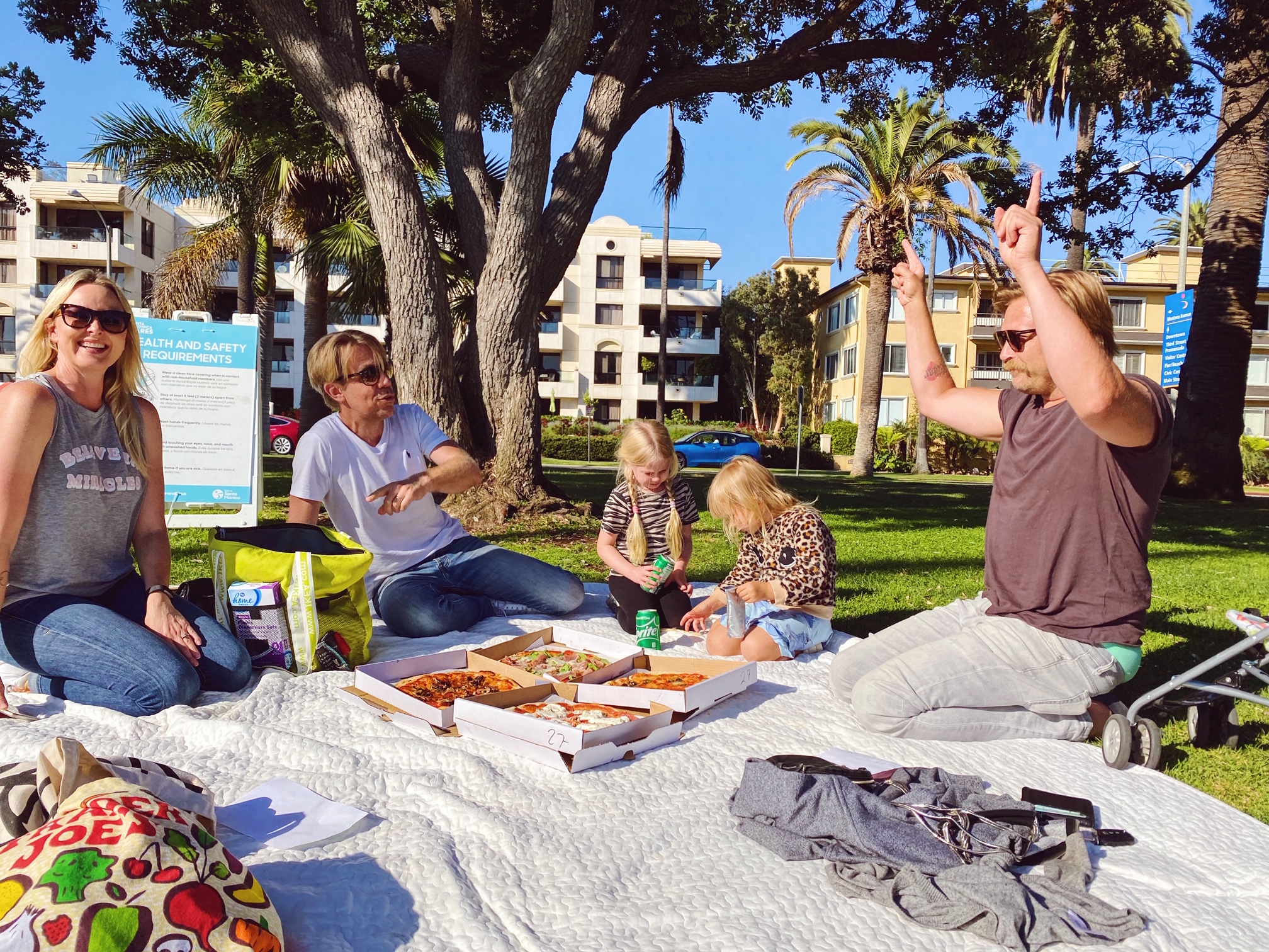 Picknick och pizza