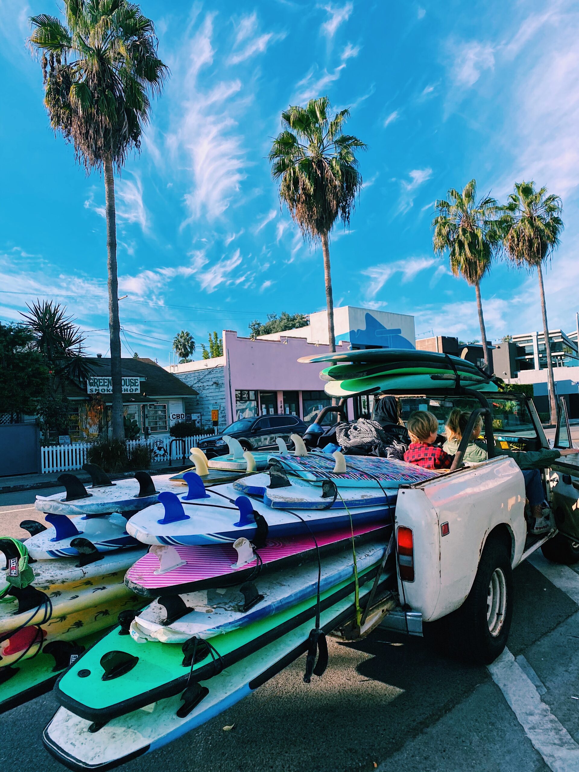Surfa i Santa Monica