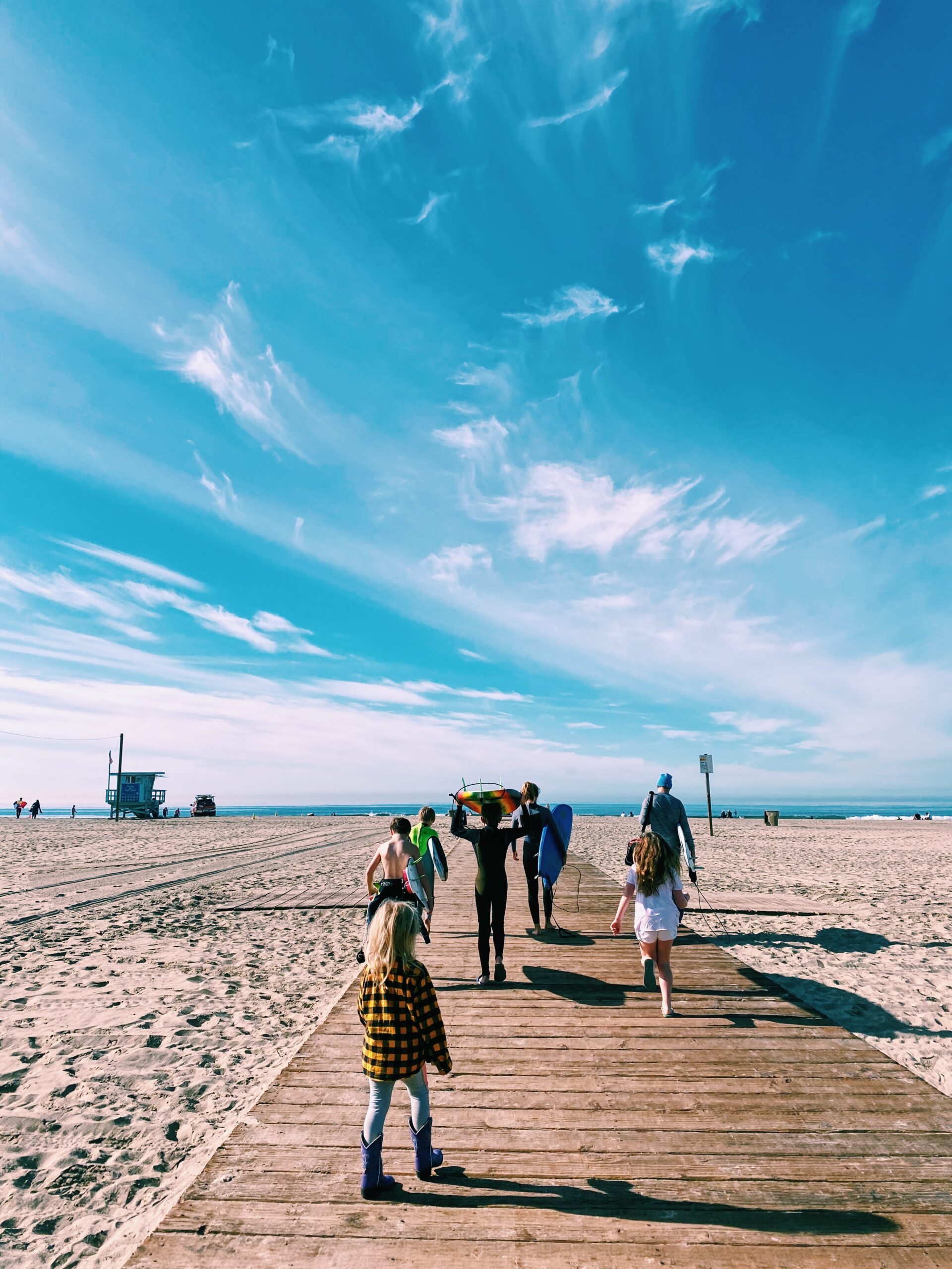 Surfa i Santa Monica