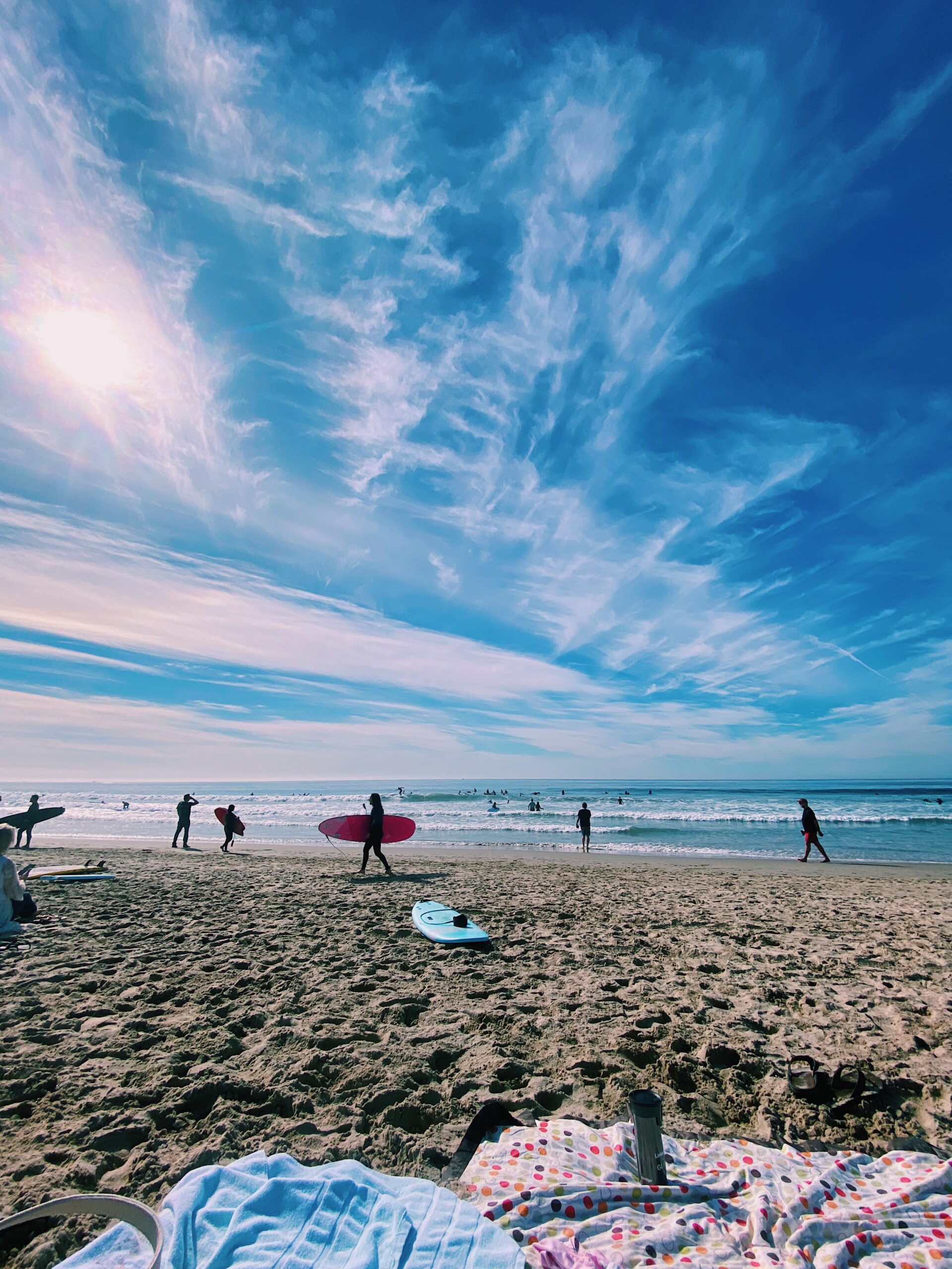 Surfa i Santa Monica
