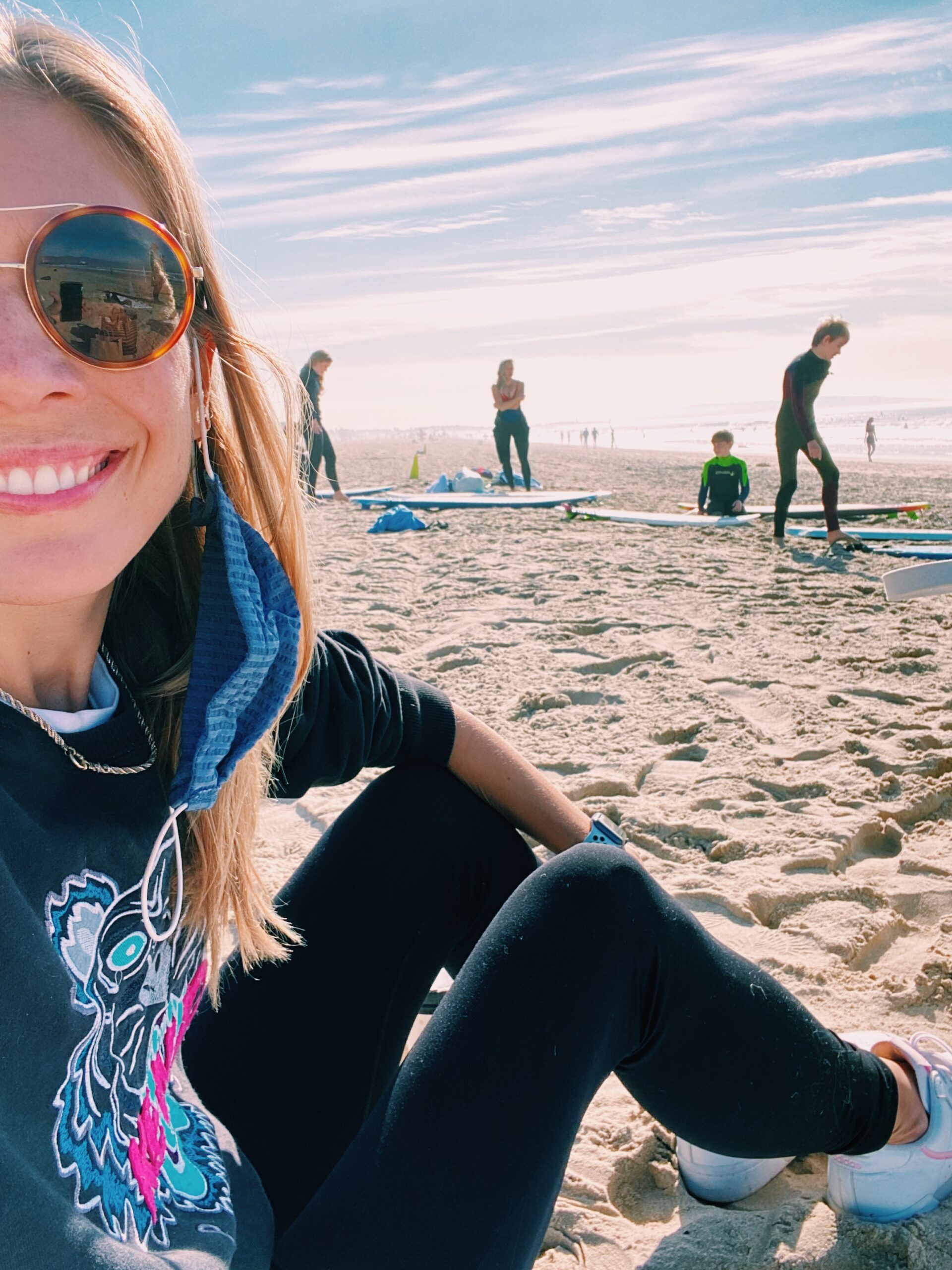 Surfa i Santa Monica
