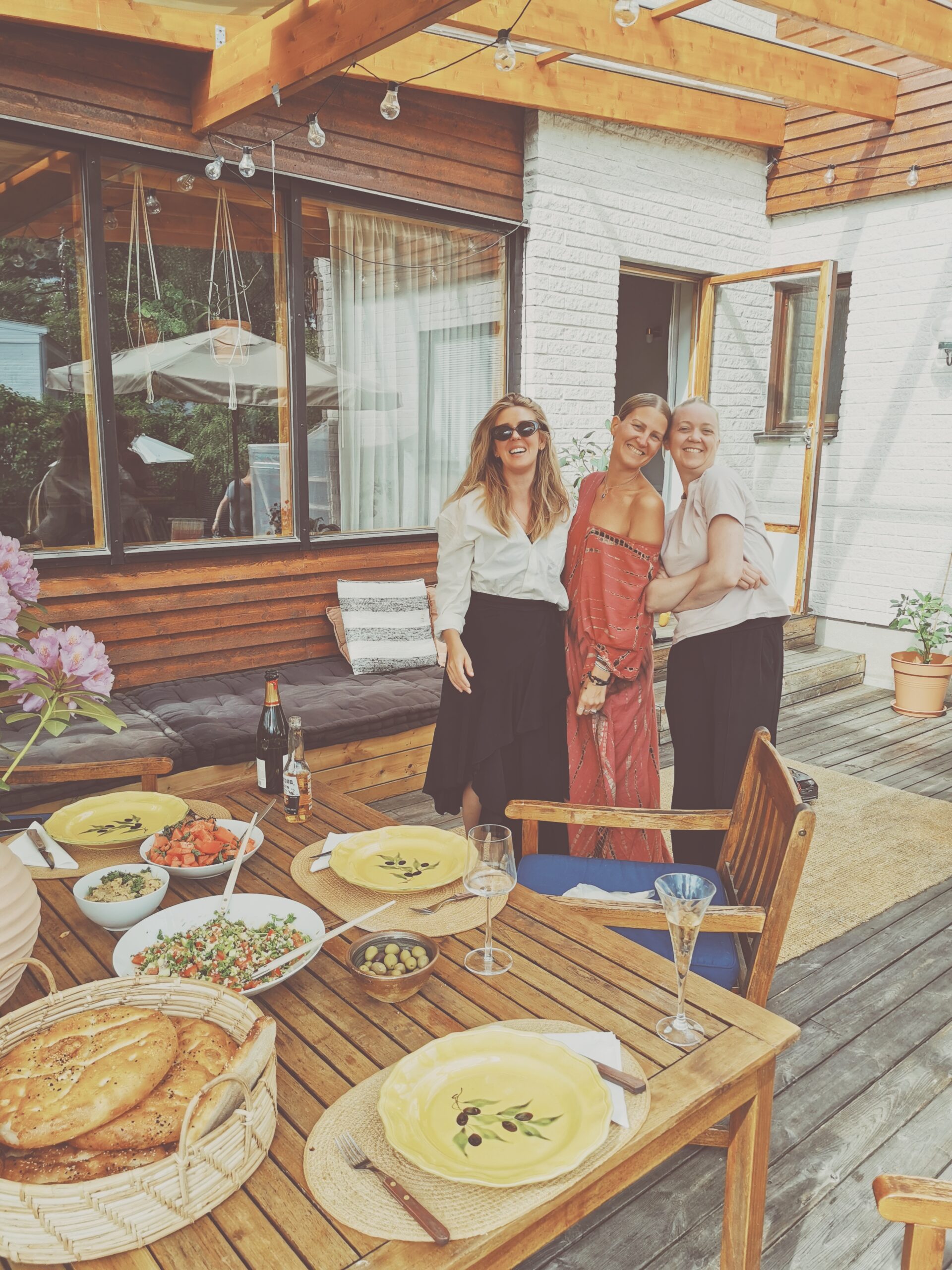 Garden party hos Frida