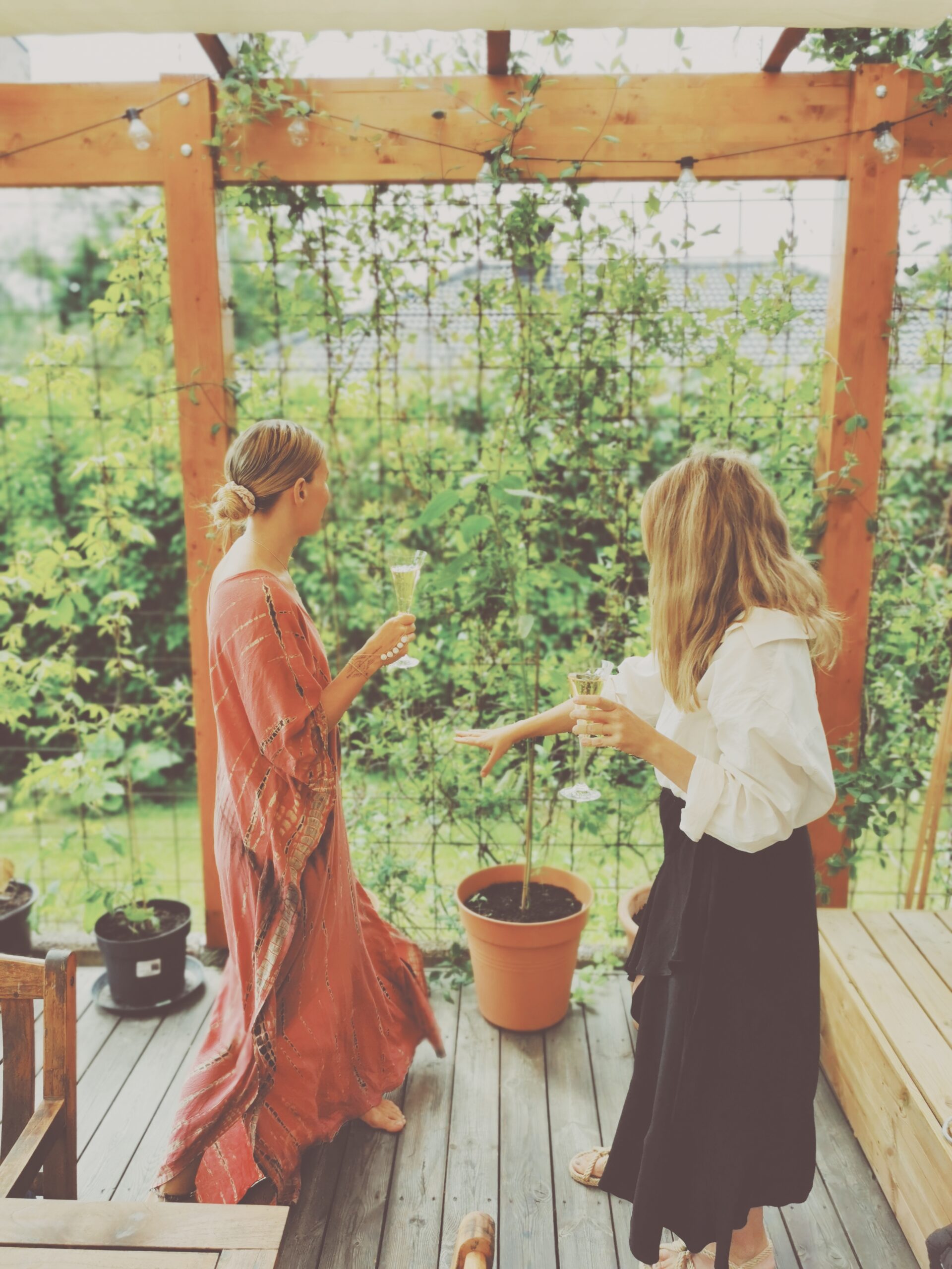 Garden party hos Frida