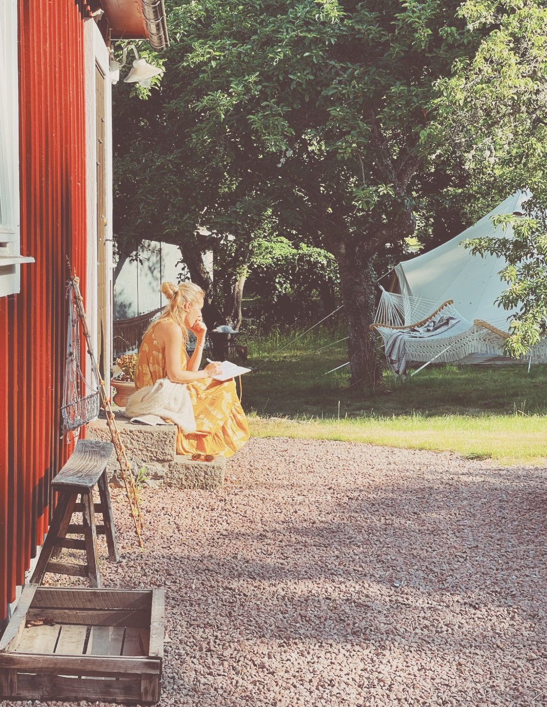 Healing retreat I min vilda skog