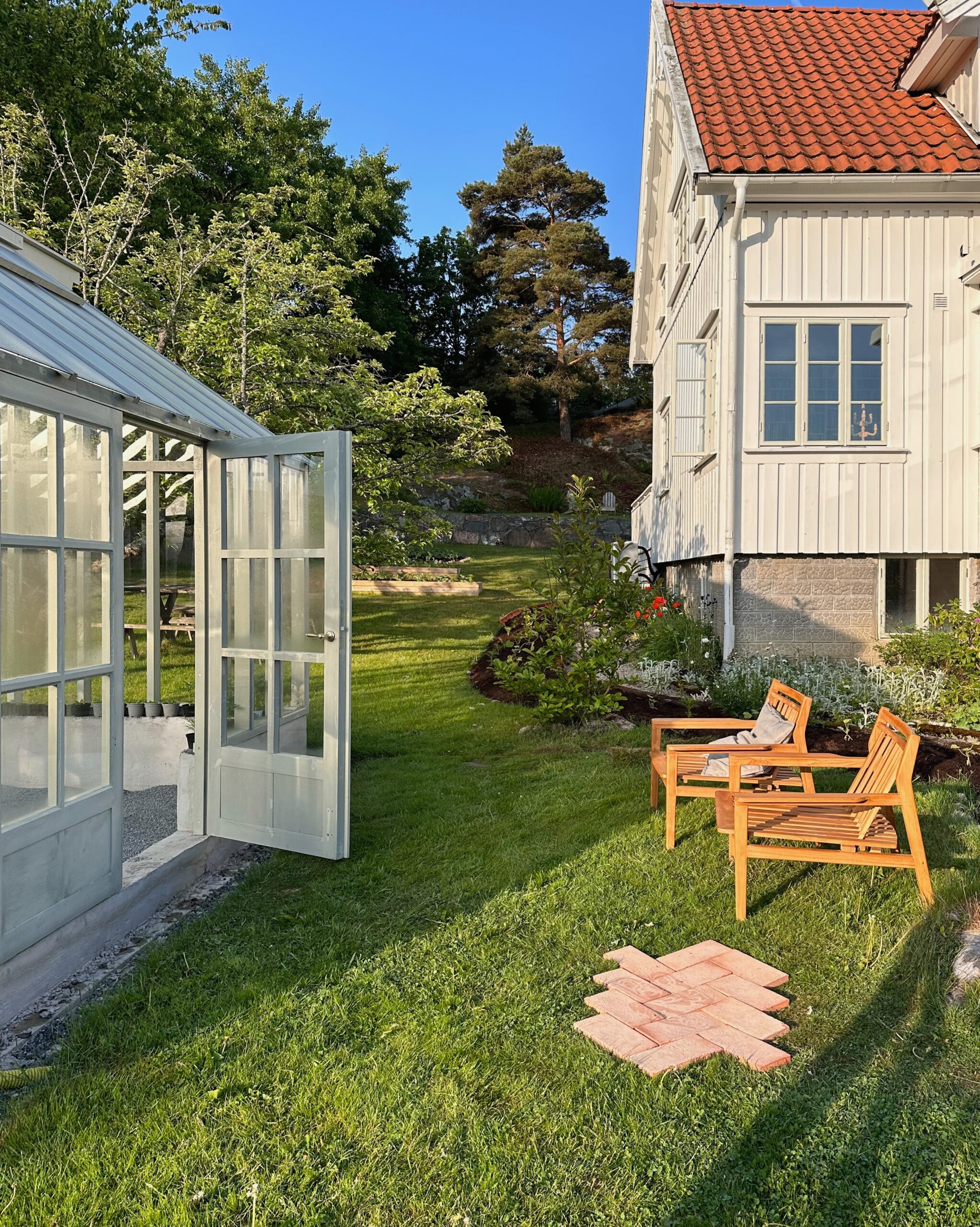Morgonrutiner och liten trädgårdsuppdatering