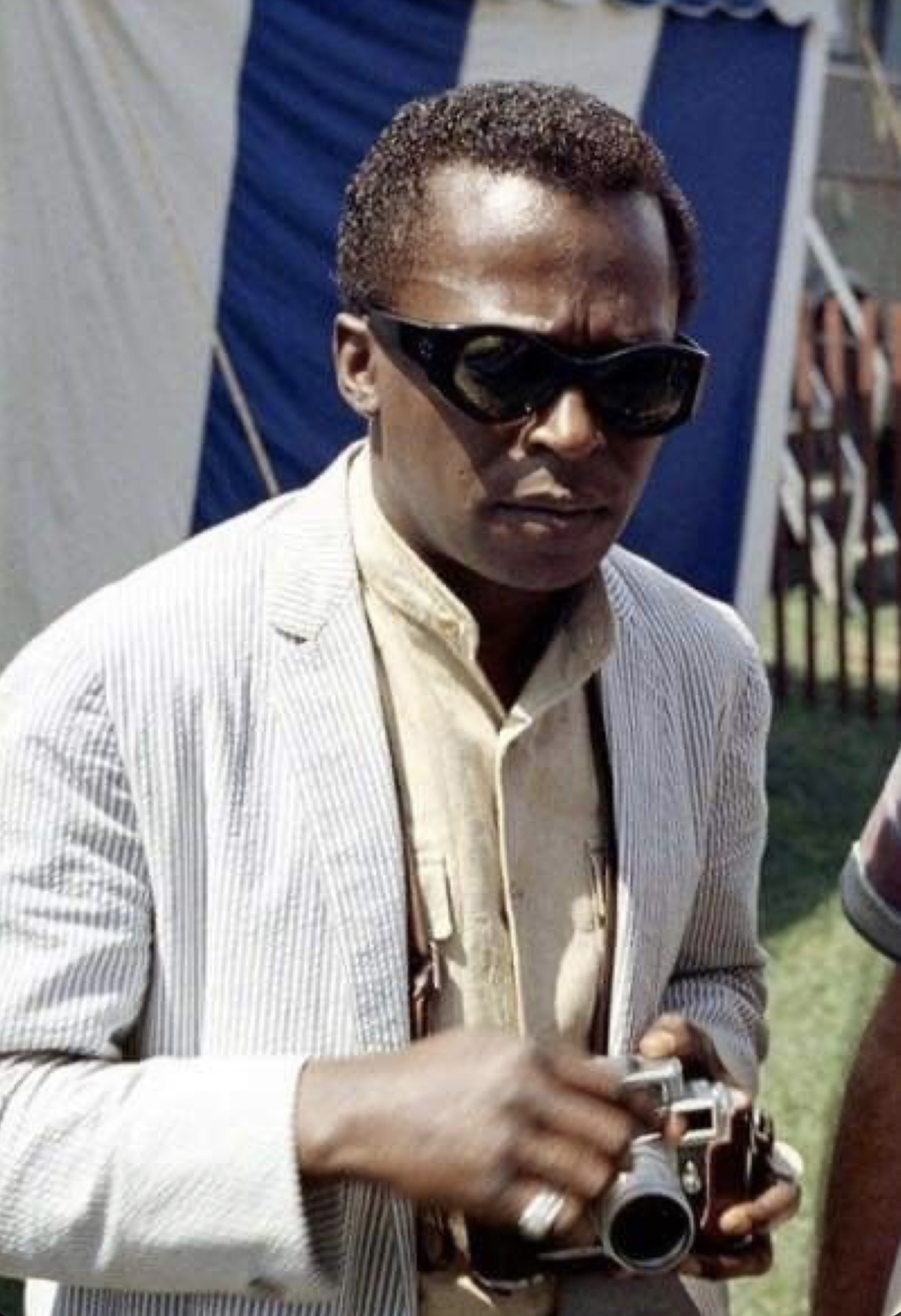 Miles Davis och en handduk