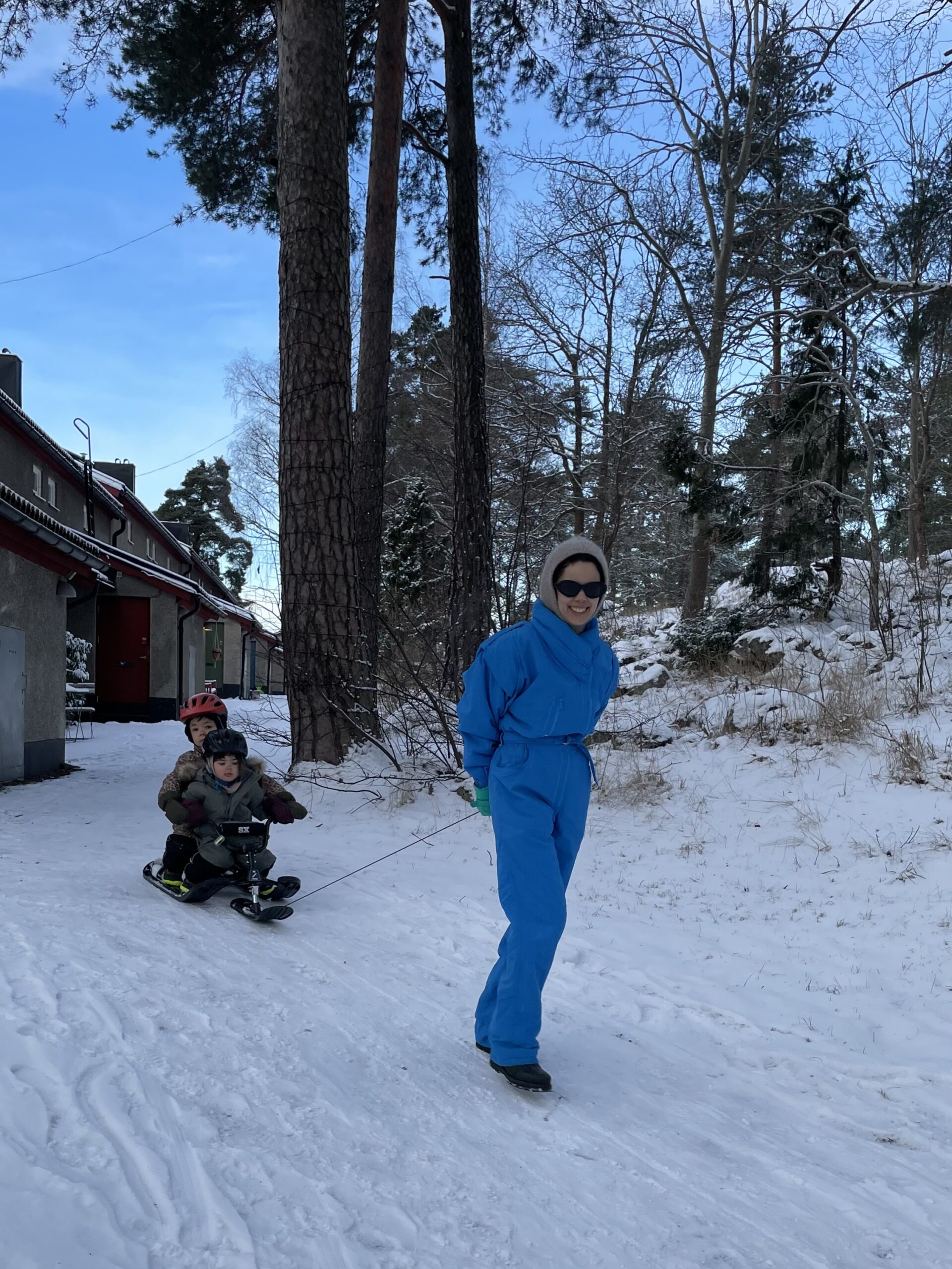 Jag ska lära mig åka skidor