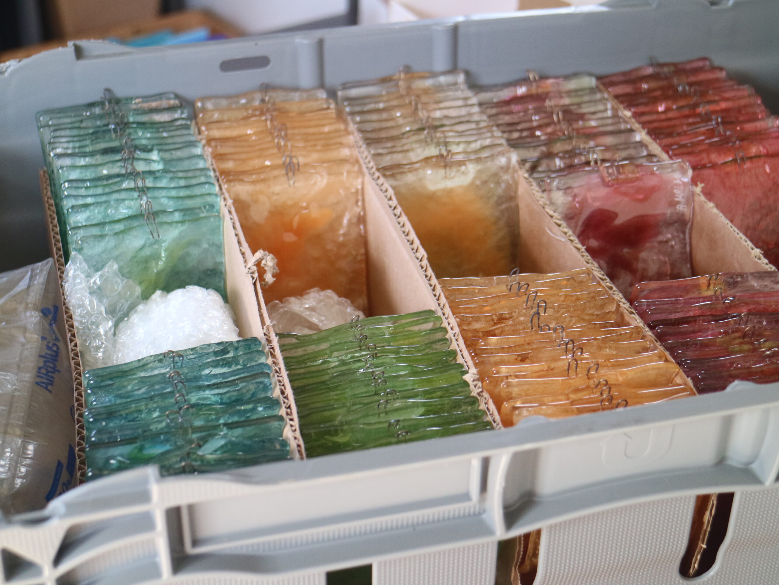 The glass installation From production to installation