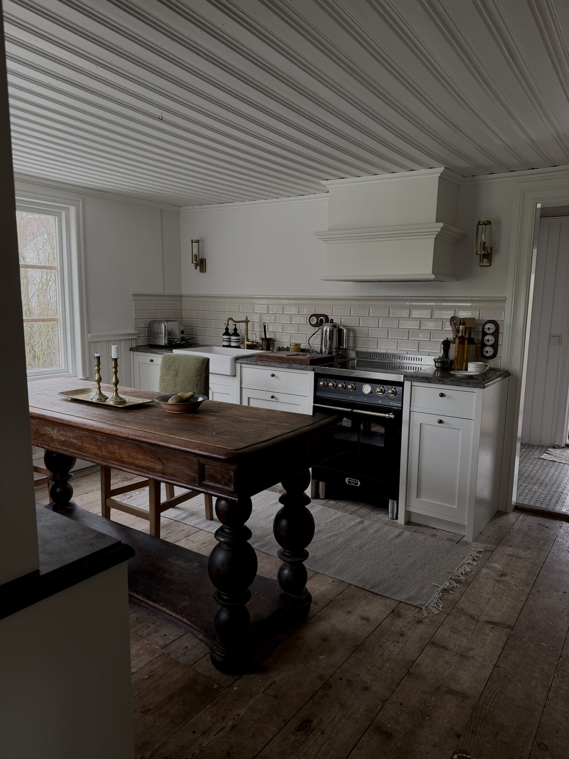 Kitchen then and now