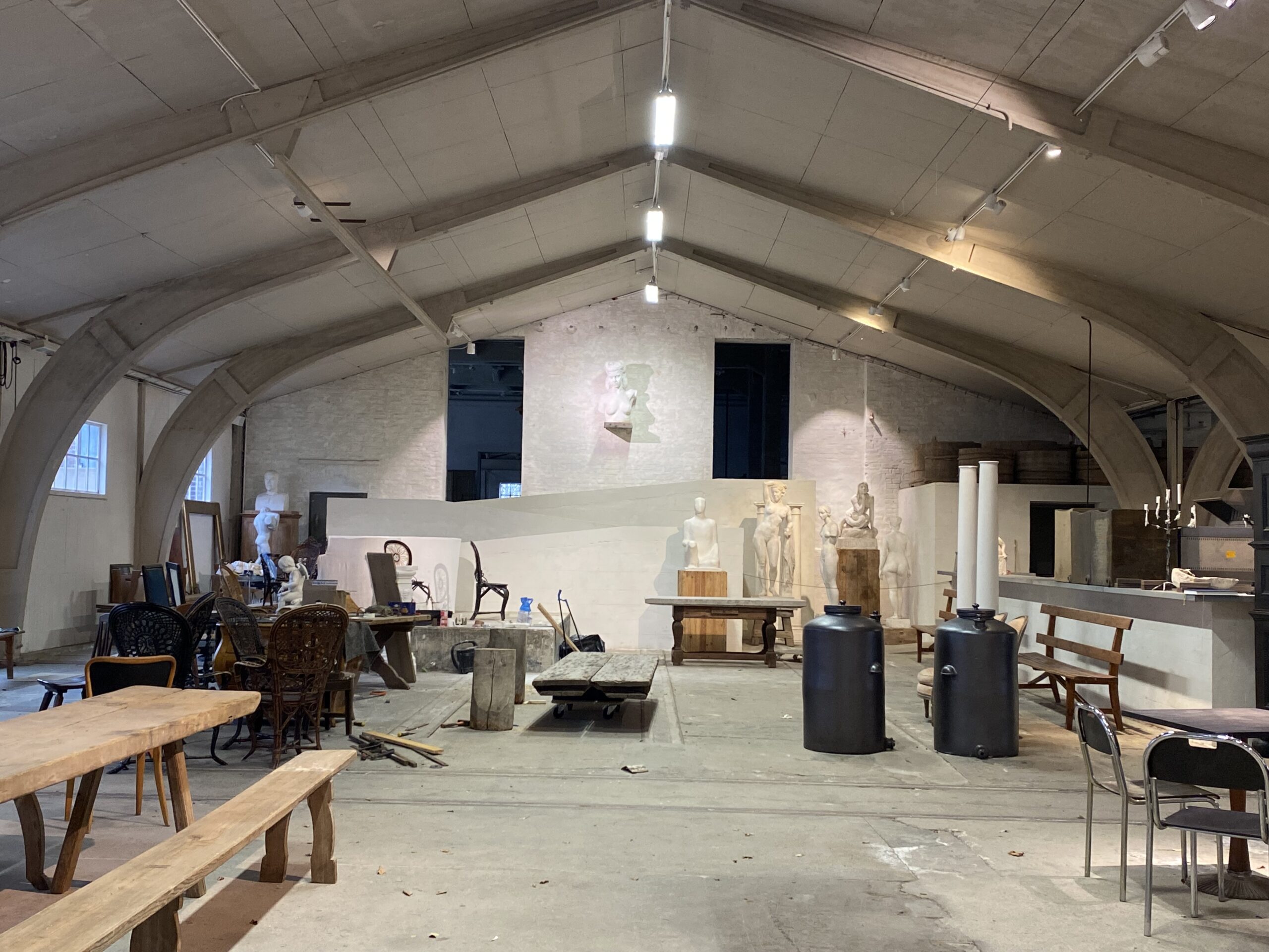 Blå Hallen i vintervila