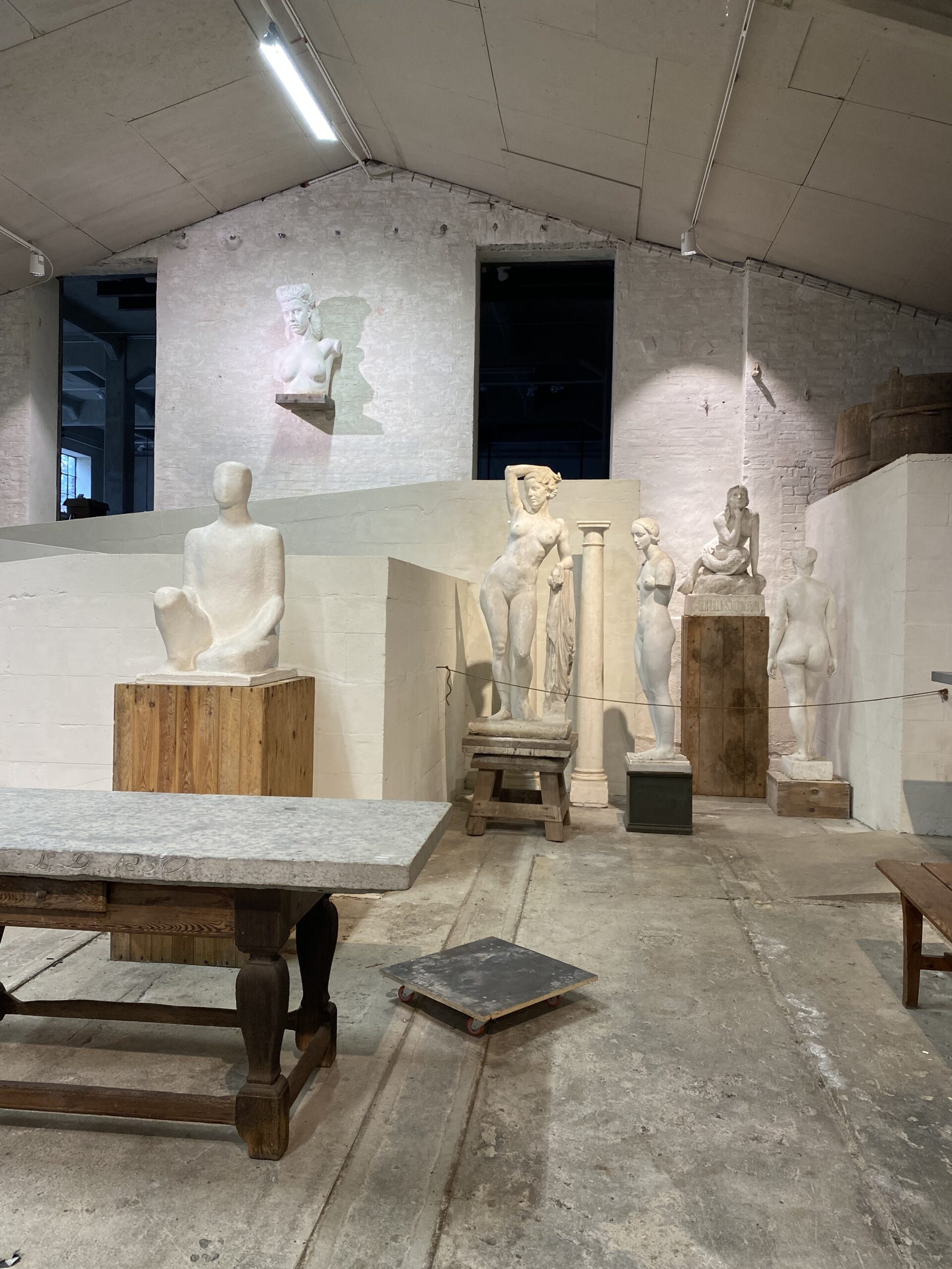 Blå Hallen i vintervila