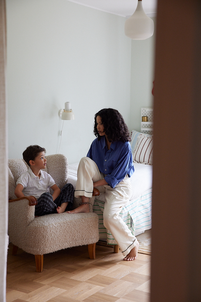 At home with Andrea