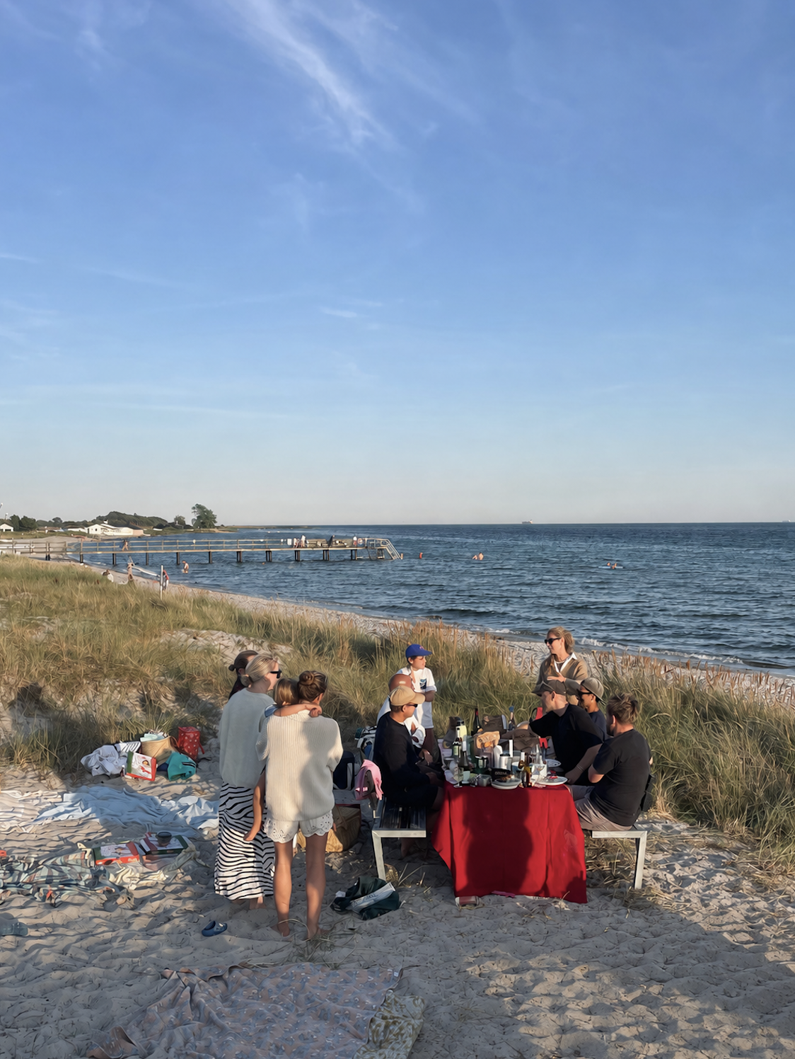 En kväll på stranden..