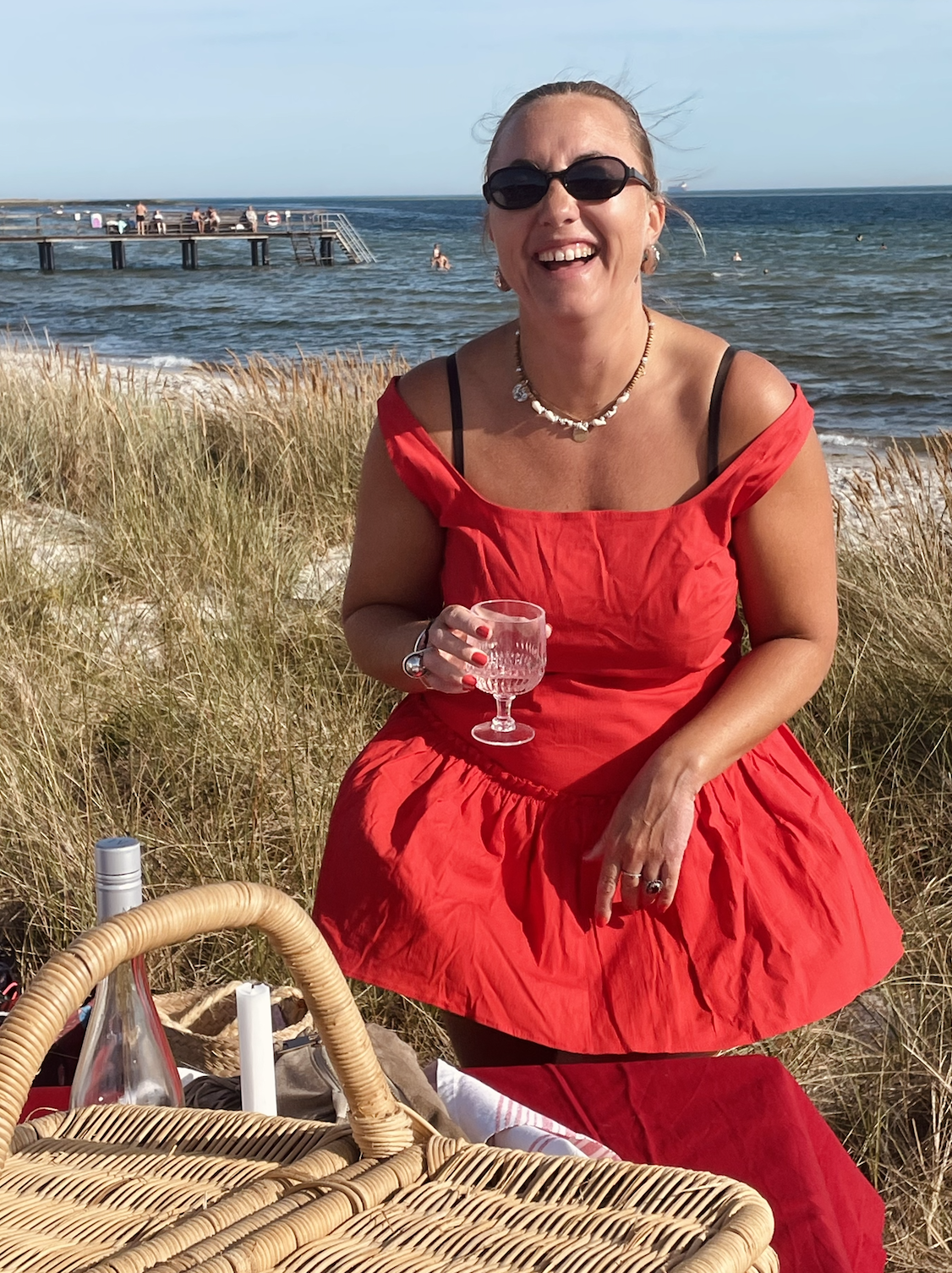 En kväll på stranden..