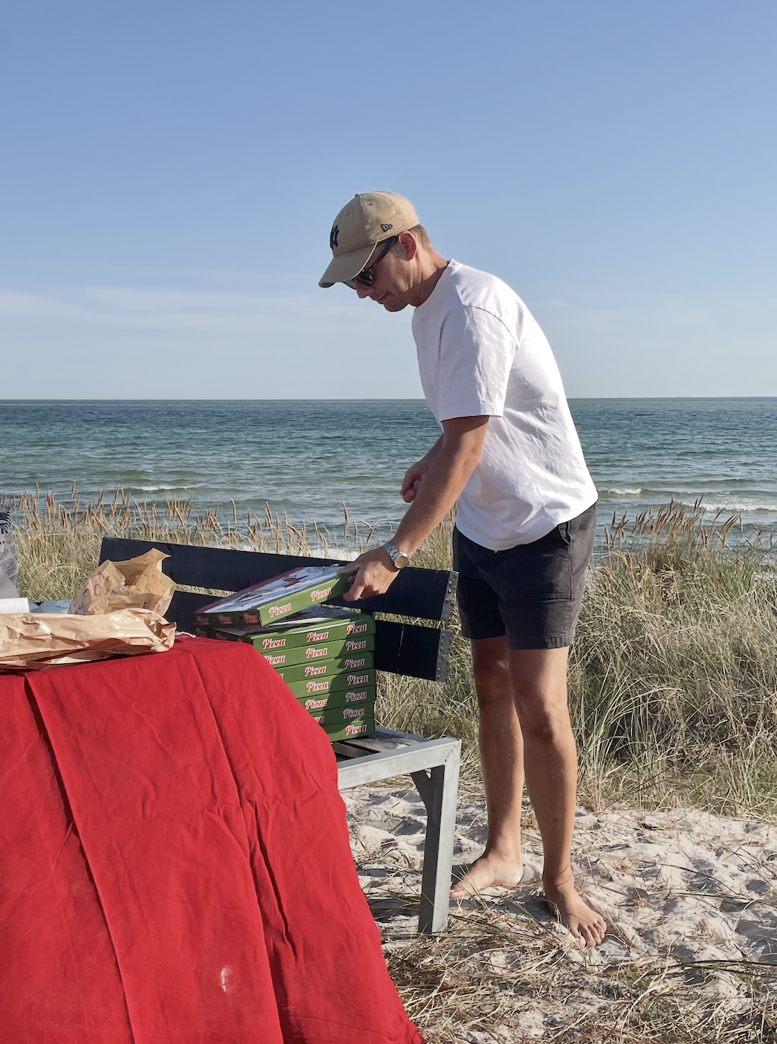 En kväll på stranden..