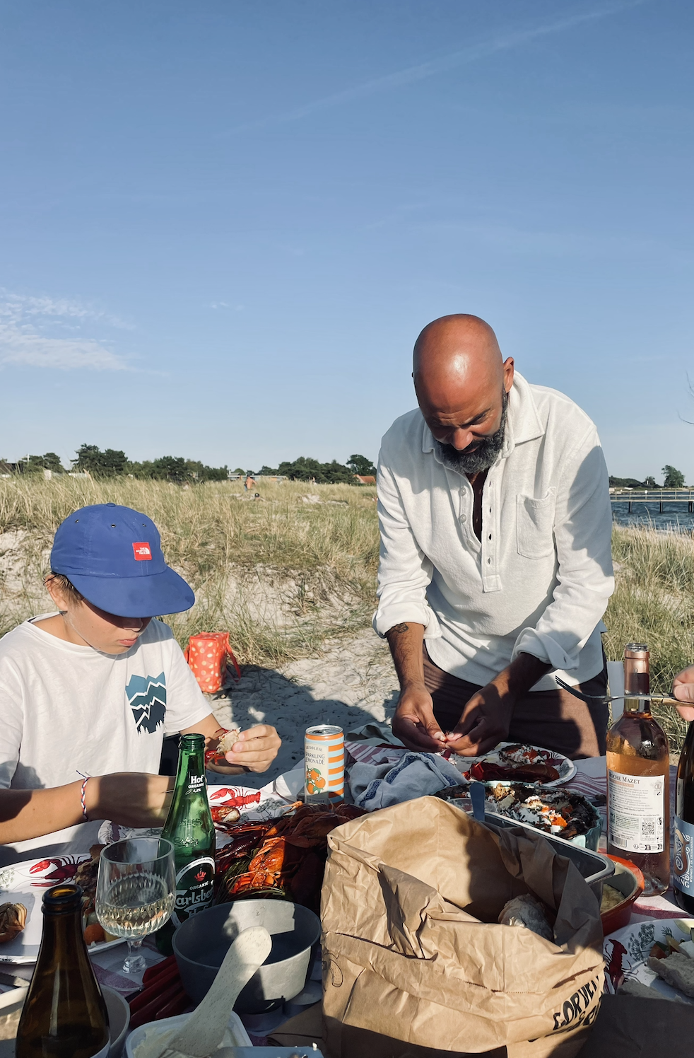 En kväll på stranden..
