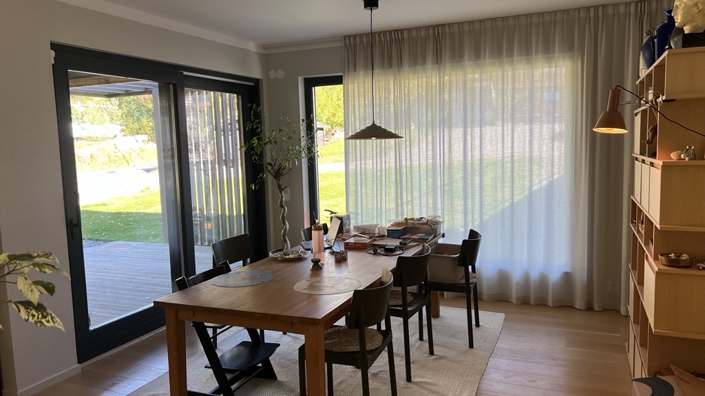 Working progress i huset
